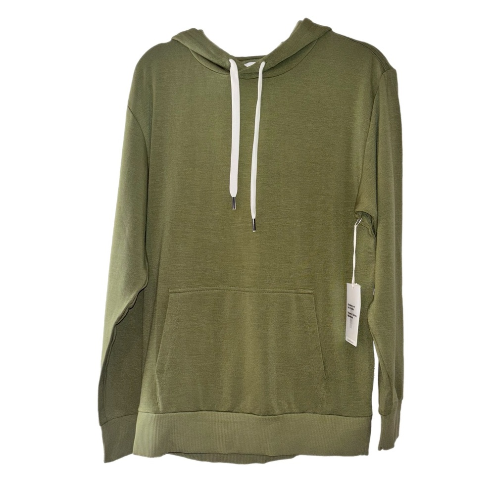 Iguana Treecell Plush Green Hoodie Sweatshirt